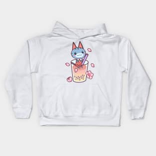 Lolly bubble tea Kids Hoodie